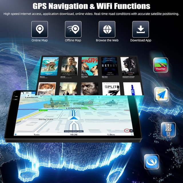 Thumbnail 4 de CAMECHO 4+128G Android 15 9 Pulgadas