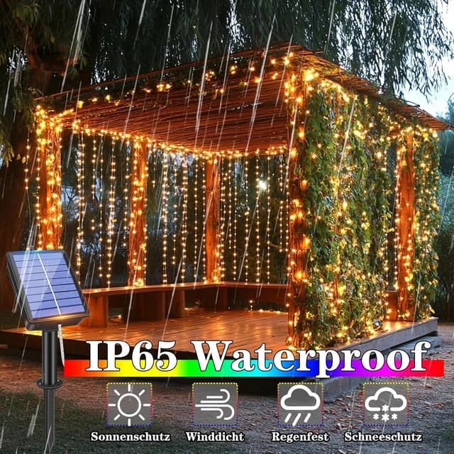 Thumbnail 4 de Solar Lichterkette Außen 20 m mit 200 LEDs