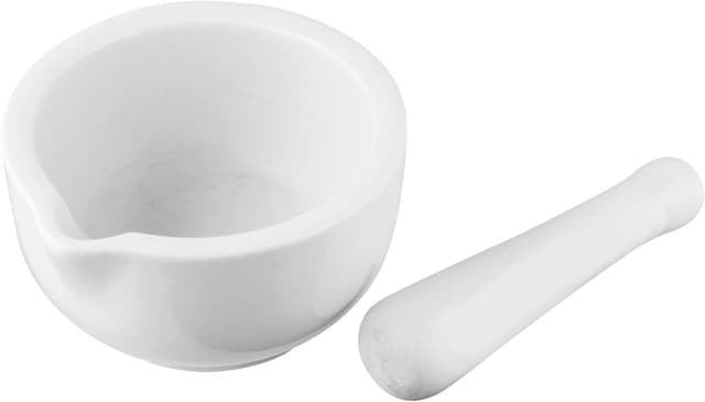 Thumbnail 1 de Fackelmann Mortero de Cerámica Blanco para Especias y Aliños 🥄