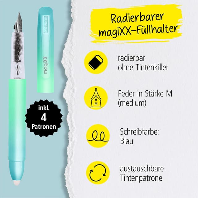 Detalle 2 de ONLINE magiXX Turquoise Dream Füllhalter