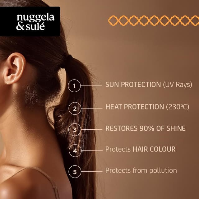 Detalle 2 de Protecteur capillaire Nuggela & Sulé – Triple protection solaire, thermique et contre la pollution (100 ml voyage)