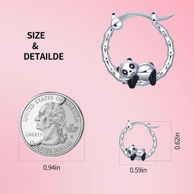 Thumbnail 5 de Panda Unicorn Sloth Earrings