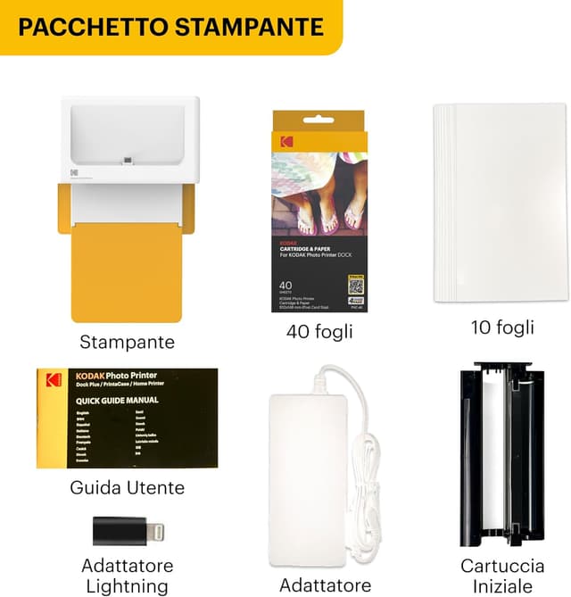 Thumbnail 5 de Kodak Dock Plus PD460 stampante fotografica portatile 10x15 cm