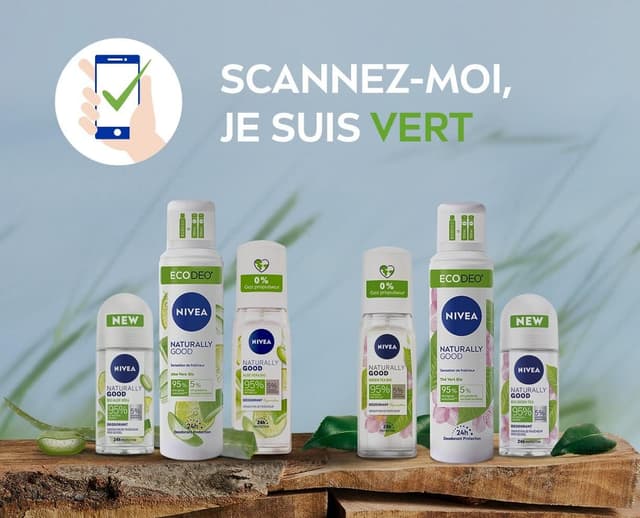 Thumbnail 5 de NIVEA NATURALLY GOOD Déodorant roll-on 50 ml