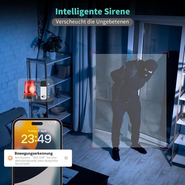 Thumbnail 6 de Alaga Telecamere WiFi interne 3K 5MP