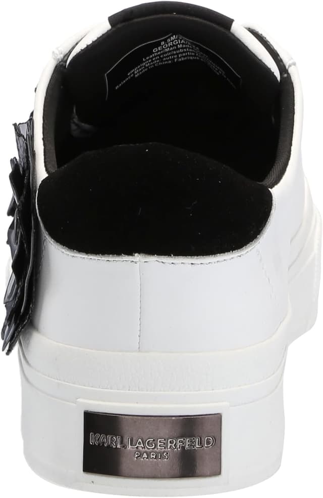 Detalle de Karl Lagerfeld Georgia Sneaker with Flower Embellishments