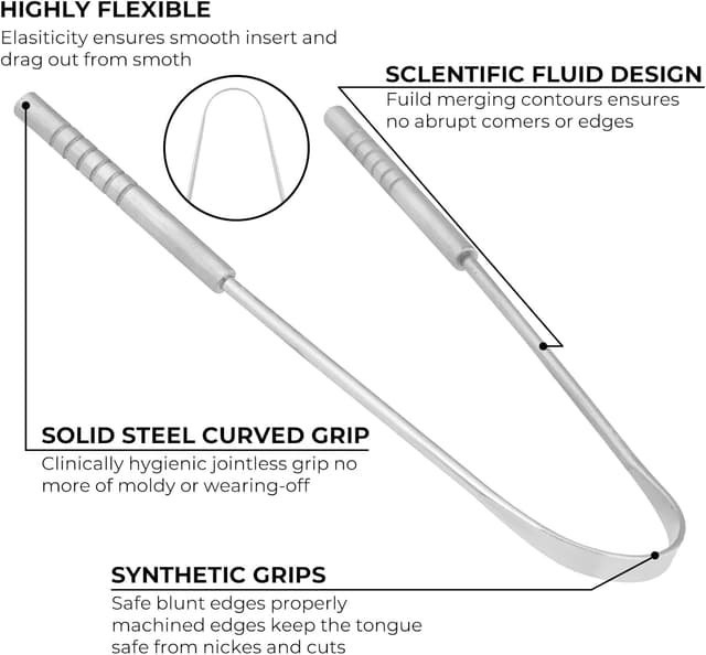 Thumbnail 2 de SS INSTRUMENTX Raschietto per lingua U, 2 pezzi