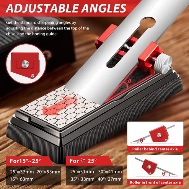 Detalle 1 de Saker Honing Guide with 400/1000 Grit Stone