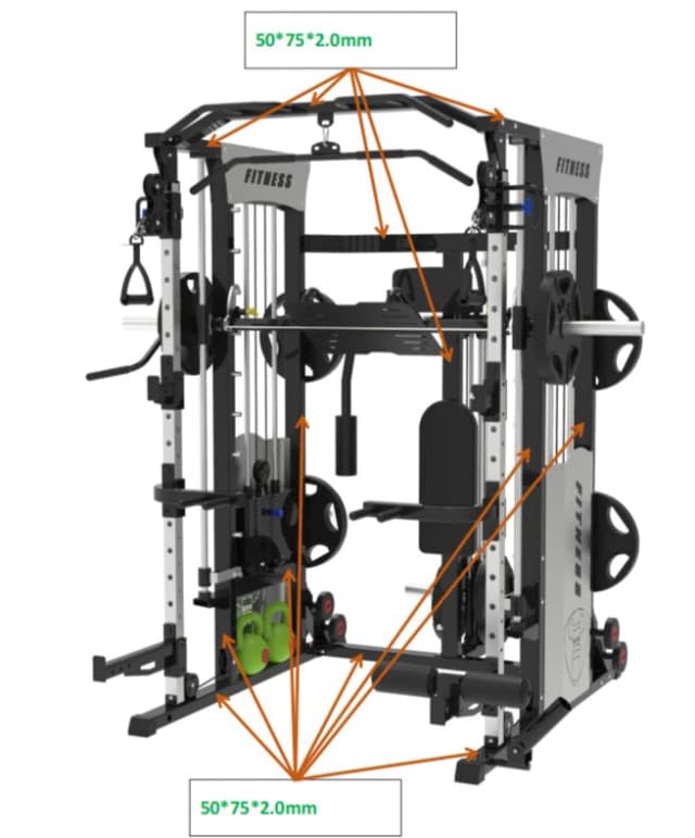 Thumbnail 5 de Fitness Tech F28 Pro Multiestación 520 kg 🏋
