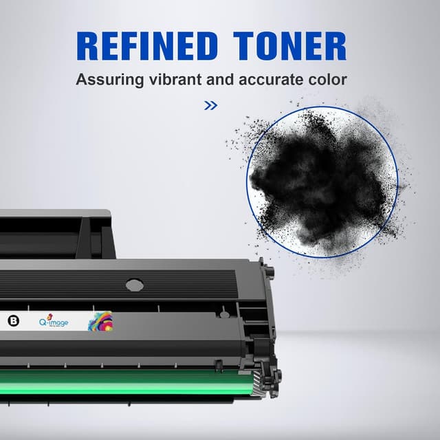 Detalle de Q-image D111L compatible toner cartridges (2 black) for Samsung Xpress M2026W, M2070W and select SL-M2020/SL-M2070 printers