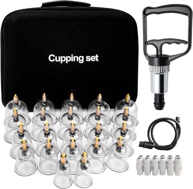 Imagen de Schröpfset mit Vakuumpumpe 22 Teilig en OfertitasTOP