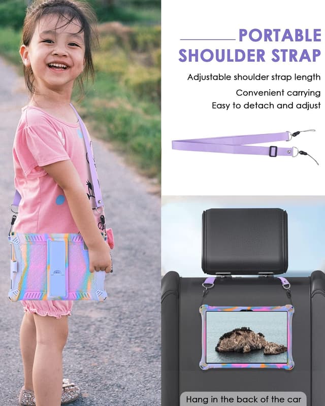 Detalle 2 de KATUMO Universal Silicone Case for 10.1 inch tablets (with pen, shoulder strap)