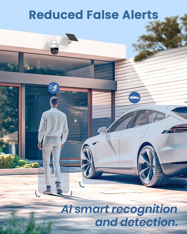 Thumbnail 5 de AOSU 5MP Solar Security Camera System