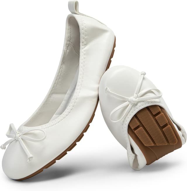 Detalle de DREAM PAIRS ballerine pieghevoli da donna slip-on leggere con fiocco