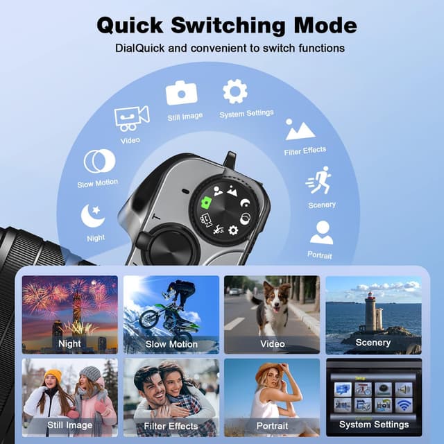 Detalle de Unknown 4K 64MP Vlogging Camera 32GB