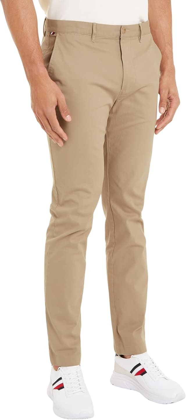 Detalle de Tommy Hilfiger Men’s Denton Essential Twill Stretch Chinos