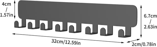 Thumbnail 5 de pickpiff Heavy Duty Self Adhesive 8 Hooks for Hanging, 2 Pack ⌛