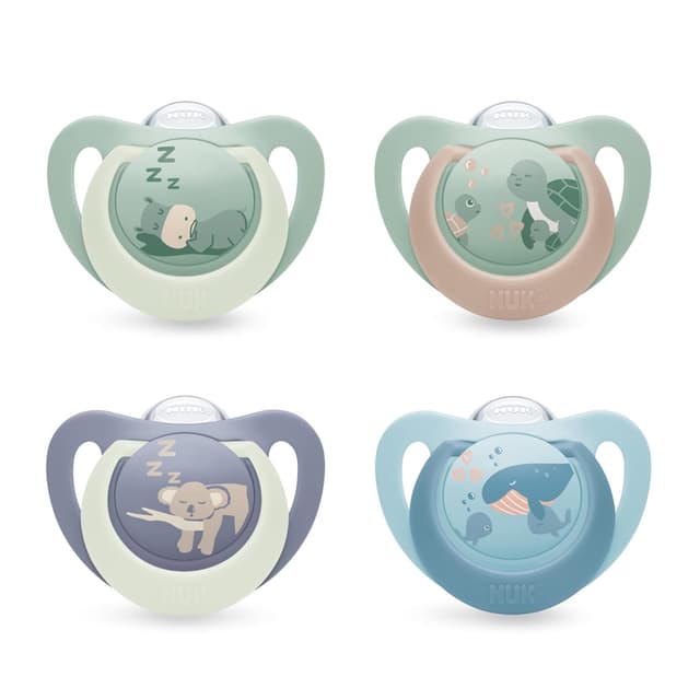 Thumbnail 4 de NUK Star Day & Night Schnuller 6–18 Monate