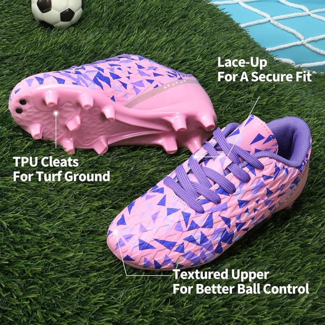 Thumbnail 3 de DREAM PAIRS Youth Soccer Cleats Firm Ground
