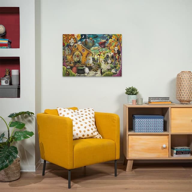 Detalle de Ravensburger Happy Halloween Jigsaw Puzzle (1000 Pieces) for Adults and Kids 12+