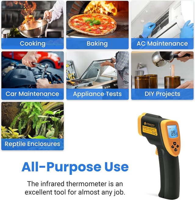 Thumbnail 5 de Etekcity Lasergrip 800 infrared thermometer -50°C