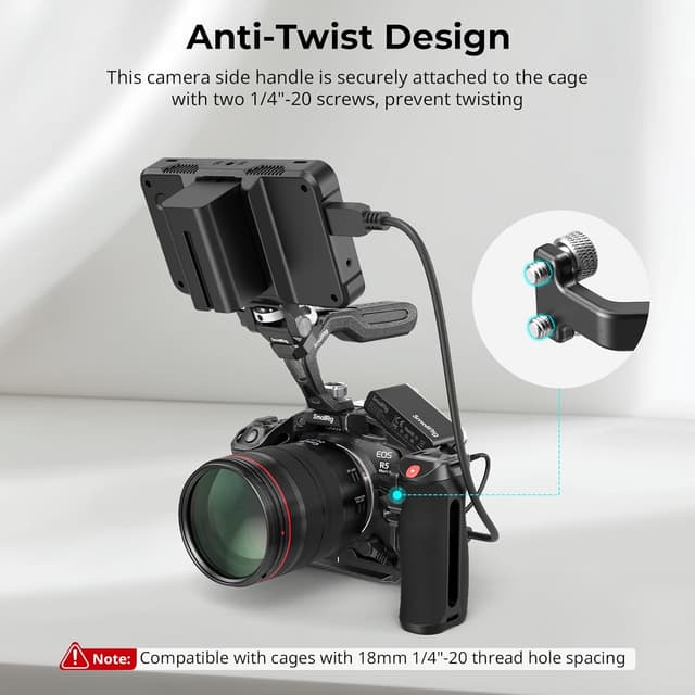 Thumbnail 3 de SmallRIG Poignée latérale avec déclencheur 43 mm 🎥