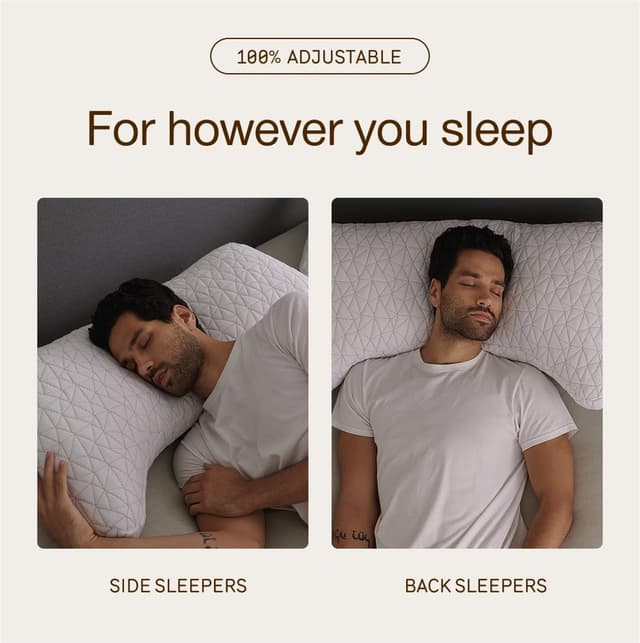 Thumbnail 3 de Coop Home Goods Crescent Adjustable Pillow