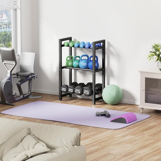 Detalle de Josmimic dumbbell rack 3 tier 100 kg