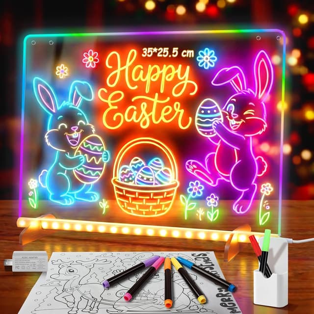 Detalle de LED Drawing Board 35x25 cm Light Up