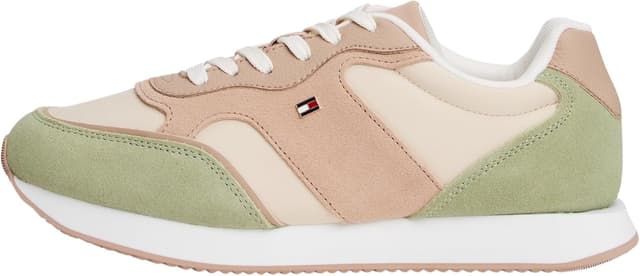 Detalle de Tommy Hilfiger Women’s Easy Suede Runner Trainers