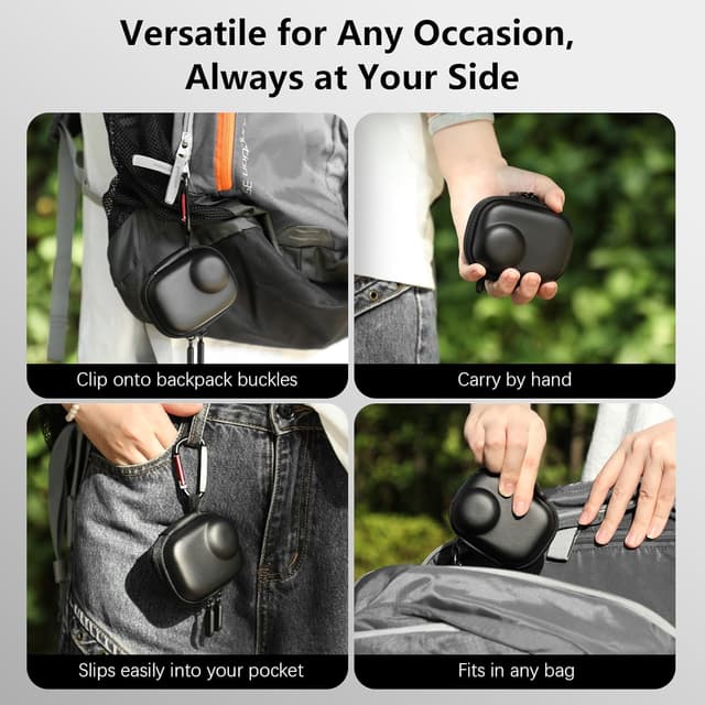 Detalle 1 de AMAZEAR Tragetasche Insta360 Go Ultra Leder 1:1