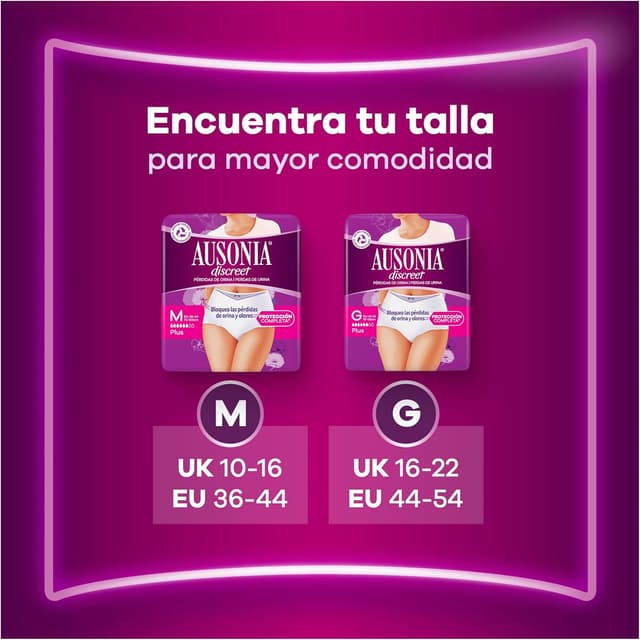 Thumbnail 5 de Ausonia Discreet Pants Plus - Braguitas Incontinencia Mujer 💧