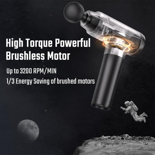 Thumbnail 1 de Massage Gun Deep Tissue 20-speed cordless massager 💆