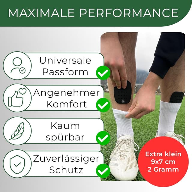 Detalle 2 de JDP Protège-tibias Light 9x6 cm