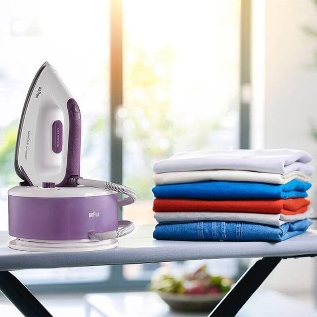 Detalle 2 de Braun CareStyle Compact IS2144VI Centro de Planchado 💧 2400W, 6 Bar