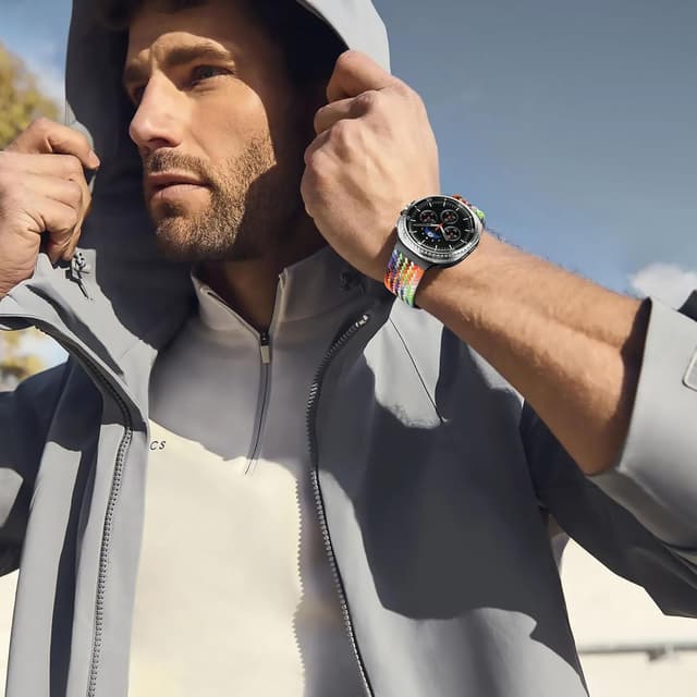 Thumbnail 6 de HITZEE Nylon Braided Straps for Samsung Galaxy Watch8 (40/44mm) & Watch8 Classic 46mm – Pride Edition with Magnetic Clasp