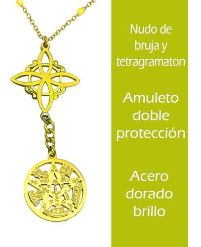 Detalle 2 de EKONAT JOYERIA PERSONALIZADA Nudo de Bruja 50 mm