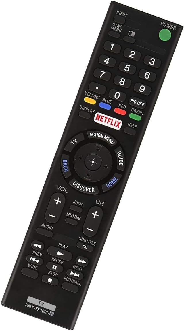 Detalle de RMT-TX100U Universal Remote Control for Sony Smart TVs (No Setup Needed)