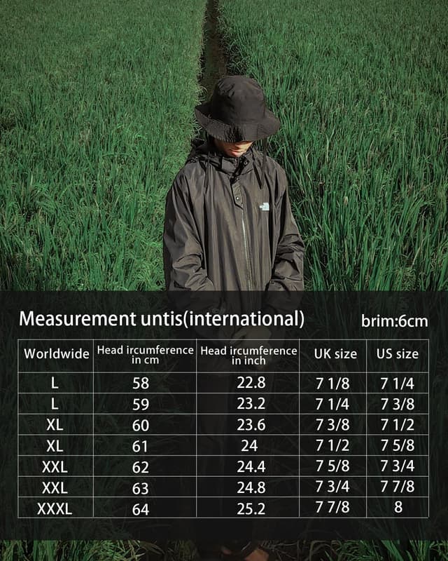 Thumbnail 6 de Chapeau de pêche Zylioo Bob Grande Taille (L/XL/XXL) – séchage rapide, UPF 50+ anti-UV