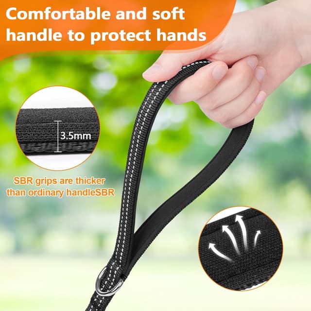 Detalle 2 de Long Line Dog Lead 15m Reflective Training