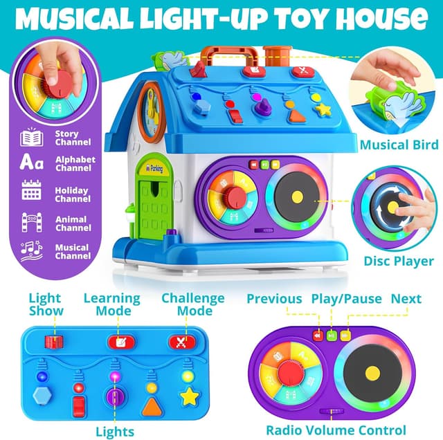 Detalle 2 de Hurdaos Montessori Toys 1st Birthday 24+