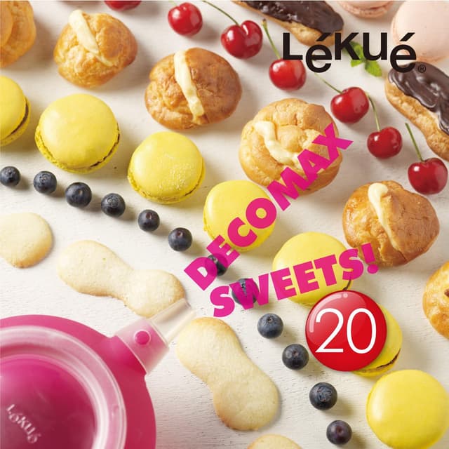 Detalle 2 de Lékué Decomax Manga Pastelera de Silicona con 6 Boquillas 🧁