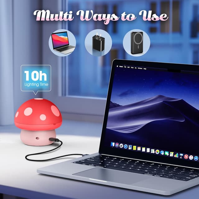 Thumbnail 4 de Veilleuse projecteur Licorne 4 en 1 pour enfants