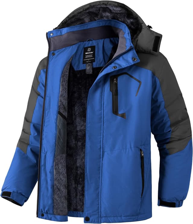 Detalle 2 de Wantdo Giacca da Sci invernale impermeabile uomo