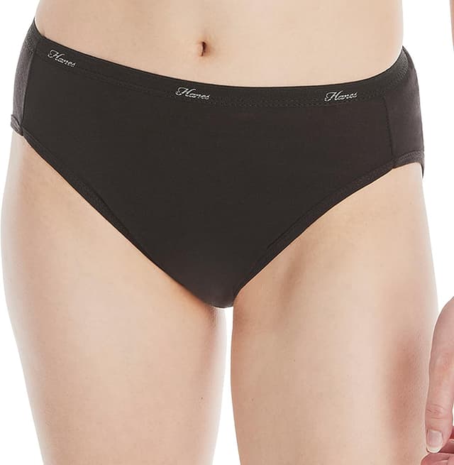 Detalle 2 de Hanes Women’s Underwear 10-Pack – Full-Coverage Cotton Blend Panties with Moisture-Wicking