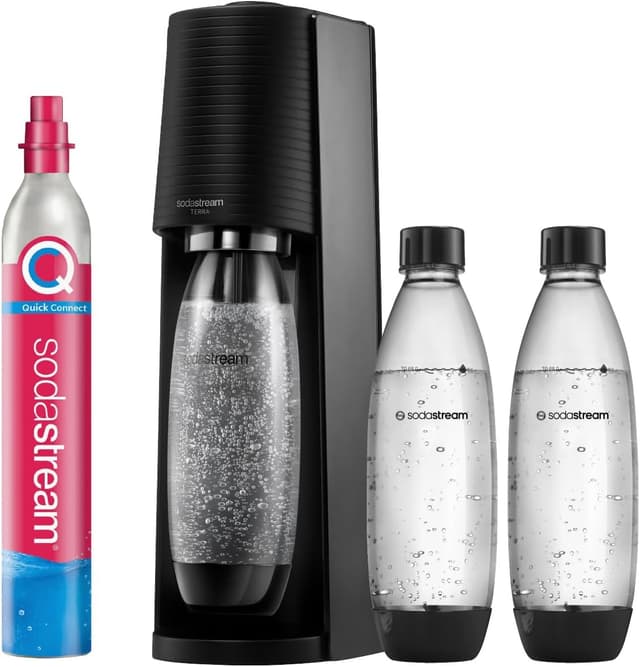Detalle de SodaStream TERRA Promopack Wassersprudler 44 cm 🥤