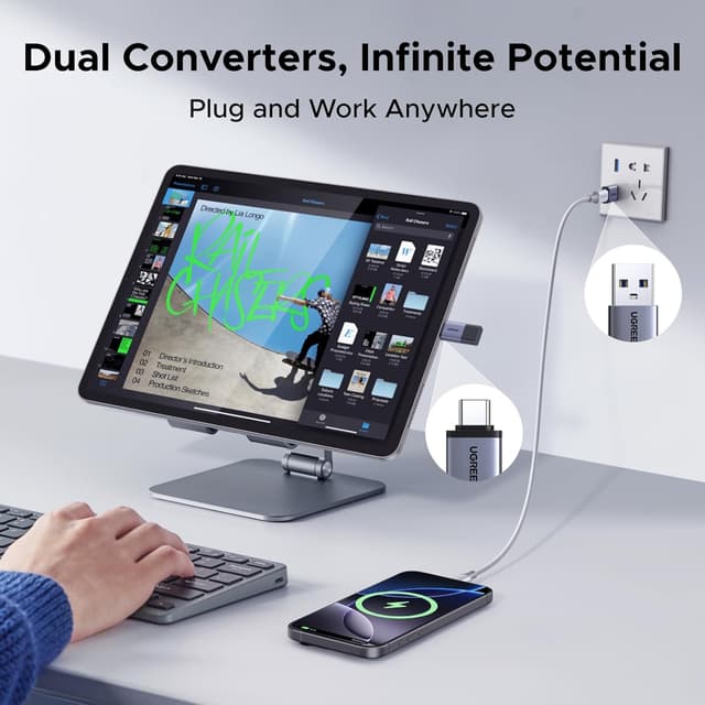 Detalle 2 de UGREEN USB to USB C Adapter 10Gbps 4-Pack