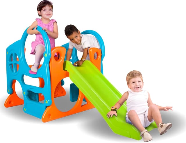 Imagen de FEBER FEU18000 Centro de Actividades con Tobogán en OfertitasTOP