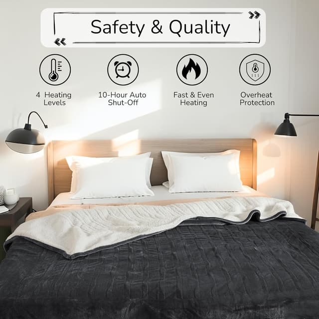 Thumbnail 6 de RALYSUN Heated Blanket 72x84