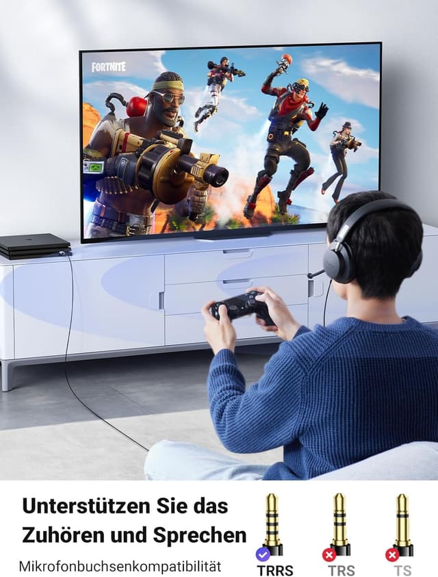 Thumbnail 6 de UGREEN USB Externe Soundkarte 2-in-1 (USB auf 3,5-mm Klinke) mit TRRS für Headset & Mikrofone